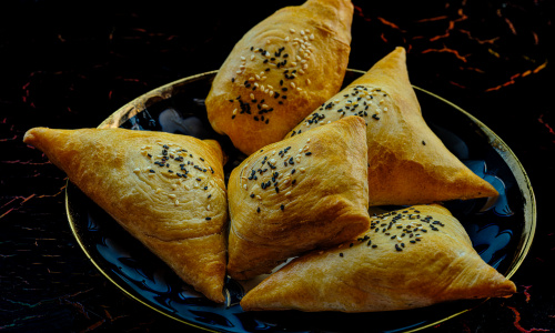 Samsa with lamb